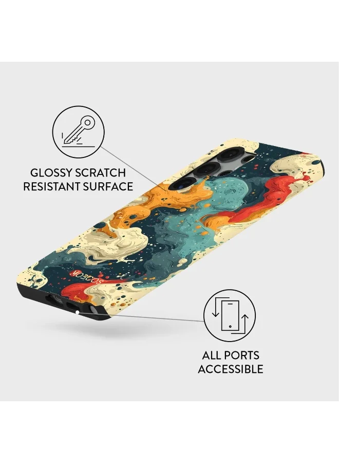 Mobcos Mobcos Samsung Galaxy S25 Ultra Ink Fusion Mobcos Samsung Galaxy S25 Ultra Ink Fusion Premium Case Compatible with Hybrid Dual-Layer Hard Shell + Silicone Protection - Scratch-Resistant Shockproof Mobile Cover  | Best Price UAE